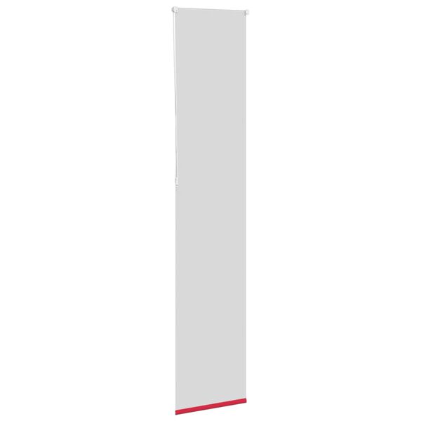 vidaXL Verdunkelungsrollo Rot 50x210 cm Stoffbreite 45,7 cm Polyester