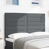 vidaXL Kopfteil Dunkelgrau 144 cm Cordstoff