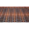 vidaXL 5-tlg. Garten-Essgruppe mit Auflagen Poly Rattan Braun