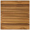 vidaXL Tischplatte 40 x 40 x 3,5 cm Quadratisch Massives Teakholz