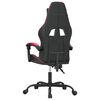 vidaXL Gaming-Stuhl Schwarz und Rot Kunstleder