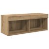 vidaXL TV-Wandger&auml;te Wandmontiert 6 pcs Artisan-Eiche Holzwerkstoff