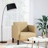 vidaXL Sessel mit Armlehnen Graugr&uuml;n 54 cm Cordstoff