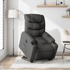 vidaXL Relaxsessel mit Aufstehhilfe Dunkelgrau Stoff