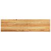 vidaXL Treppenstufen 2 Stk. Hellbraun 100x25x2 cm Massivholz Eiche