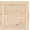 vidaXL Schiebet&uuml;r Braun 100 x 208 cm Massives Kiefernholz