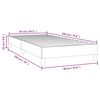 vidaXL Boxspringbettgestell Schwarz 90x190 cm Stoff