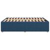 vidaXL Bettgestell ohne Matratze Blau 160x200 cm Stoff
