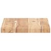 vidaXL Schweberegale 4 Stk. 60x20x2 cm Massivholz Akazie Unbehandelt