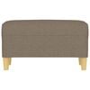 vidaXL Sitzbank Taupe 70x35x41 cm Stoff