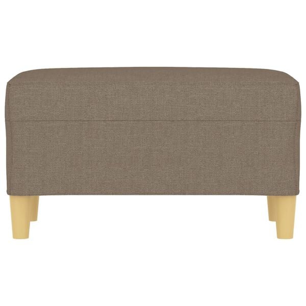 vidaXL Sitzbank Taupe 70x35x41 cm Stoff