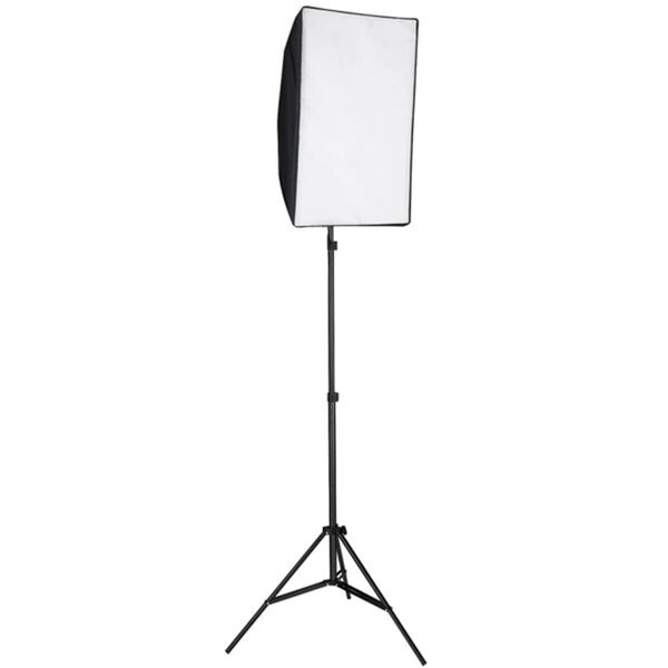 vidaXL Fotostudio-Set mit Softbox-Lampen, Hintergrund und Reflektor