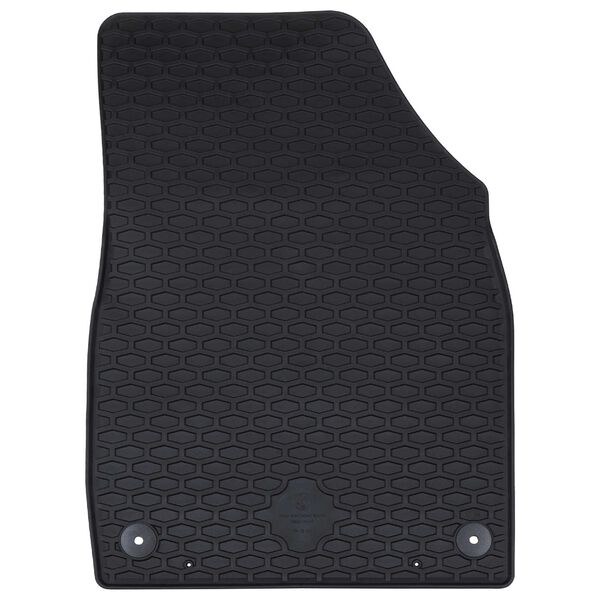 vidaXL Autofu&szlig;matte 4 pcs Schwarz geeignet f&uuml;r VW ID.3 2019- Gummi