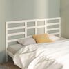 vidaXL Bett-Kopfteil Wei&szlig; 186x4x104 cm Massivholz Kiefer