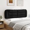 vidaXL Kopfteil-Kissen "Hvar" Schwarz 160 cm Stoff