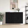 vidaXL Wandschrank 2 pcs Schwarz Eichen-Optik 69,5 x 34 x 90 cm