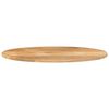 vidaXL Tischplatte 100x50x2,5 cm Oval Massivholz Mango