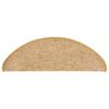 vidaXL Stufenmatten 15 Stk. 65x21x4 cm Sisal Halbrund Groß