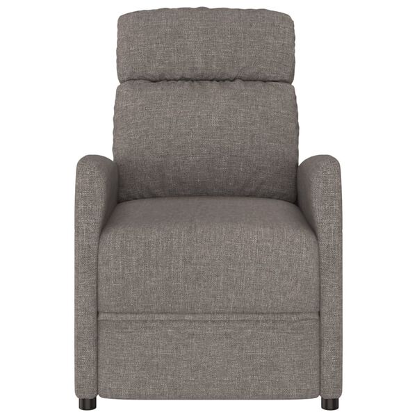 vidaXL Relaxsessel Taupe Stoff