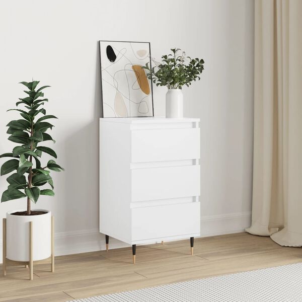 vidaXL Sideboard Wei&szlig; 40x35x70 cm Holzwerkstoff