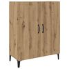 vidaXL Highboard 2 pcs Artisan-Eiche Holzwerkstoff
