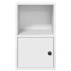 vidaXL B&uuml;cherregal Wei&szlig; 31x24x52 cm Holzwerkstoff