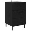vidaXL Nachttisch Schwarz Eichen-Optik 40 x 40 x 66 cm Holzwerkstoff
