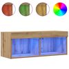 vidaXL TV-Schrankset Artisan-Eiche 80 x 30 x 30 cm Holzwerkstoff