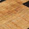 vidaXL Nachttisch 43&times;30&times;51 cm Raues Mango-Massivholz