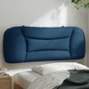 vidaXL Kopfteil-Kissen "Hvar" Blau 100 cm Stoff