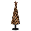 vidaXL Weihnachtsbaum Braun 149 cm Massivholz Teak