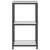 vidaXL K&uuml;chenaufbewahrung mit Regal Silber 60 x 50 x 92 cm Stahl