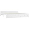 vidaXL Bett mit Schubladen Wei&szlig; 200x200 cm