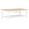 vidaXL Couchtisch Wei&szlig; 110&times;60&times;40 cm MDF