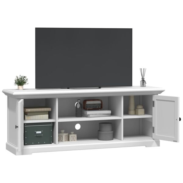 vidaXL TV-Schrank Wei&szlig; 110x30x41 cm Holzwerkstoff