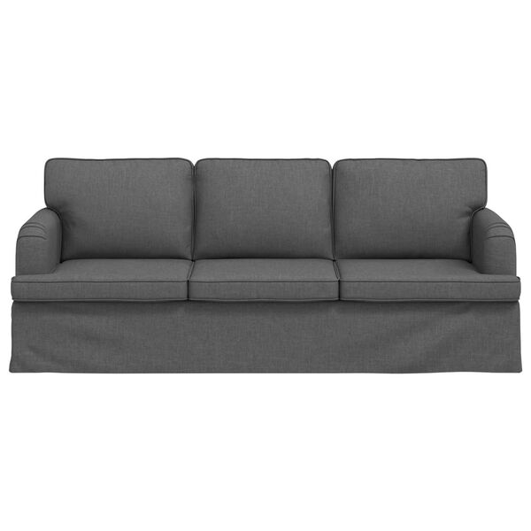 vidaXL Sofa Dunkelgrau Gesamtabmessungen: 201 x 80 x 85 cm (B x T x H)