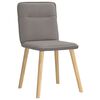 vidaXL Esszimmerst&uuml;hle 6 Stk. Taupe Stoff