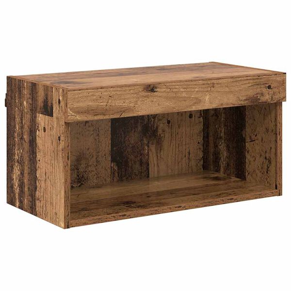 vidaXL TV-Schr&auml;nk Wandmontiert Altholz 60 x 30 x 30 cm Holzwerkstoff
