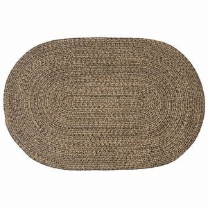 vidaXL Bereichsteppiche Schwarz 100 x 152 cm Jute