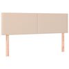 vidaXL Boxspringbett Matratze Cappuccino-Braun 140x200cm Kunstleder