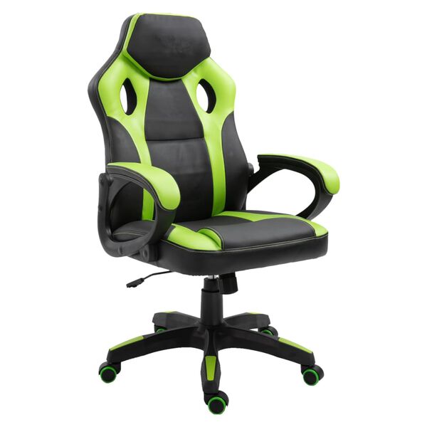 Rousseau Gamingstuhl Spike Kunstleder Gr&uuml;n