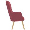 vidaXL Relaxsessel Stoff Weinrot