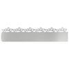 vidaXL Rasenkanten 20 Stk. 103 x 0,05 x 22 cm Verzinkter Stahl Silber