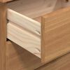 vidaXL Schubladenkommode mit Schubladen ASKIM Braun 91 x 40 x 95,5 cm