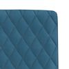 vidaXL Esszimmerst&uuml;hle 4 Stk. Blau Samt