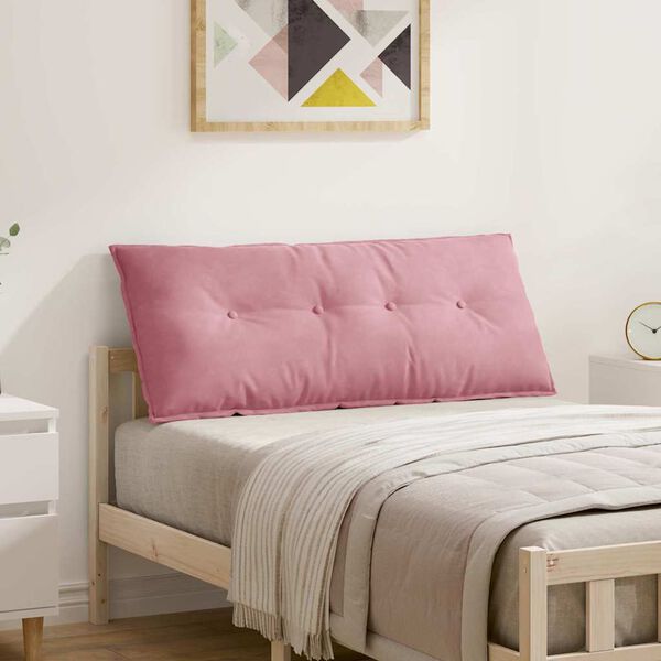 vidaXL R&uuml;ckenkissen Rosa 120 x 50 cm Cordstoff
