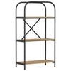 vidaXL B&uuml;cherregal 3 Ebenen 60 x 30 x 109 cm Holzwerkstoff