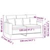 vidaXL 2-Sitzer-Sofa Dunkelgr&uuml;n 120 cm Samt