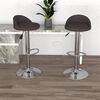 vidaXL Barhocker 2 Stk. Braun Kunstleder