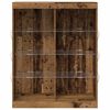 vidaXL LED-Sideboard Altholz 41 x 37 x 100 cm Holzwerkstoff
